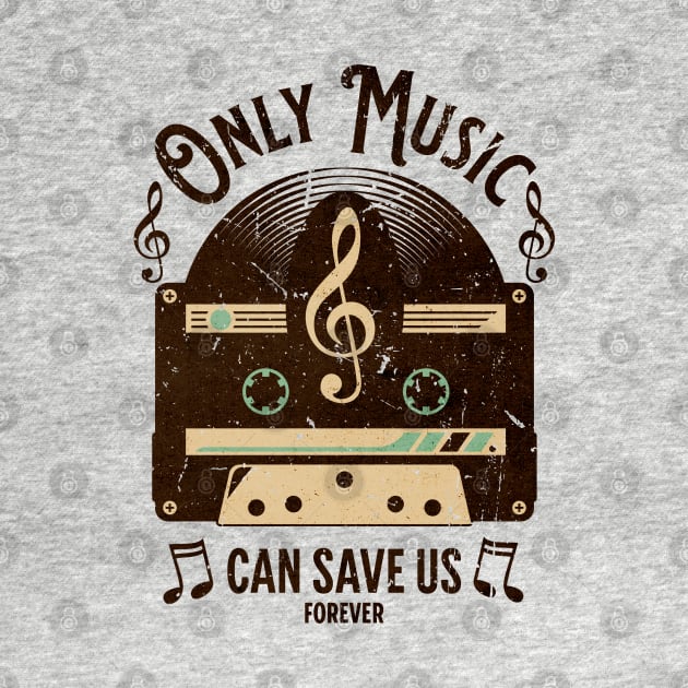 Only Music Can Save Us grunge by Myartstor 